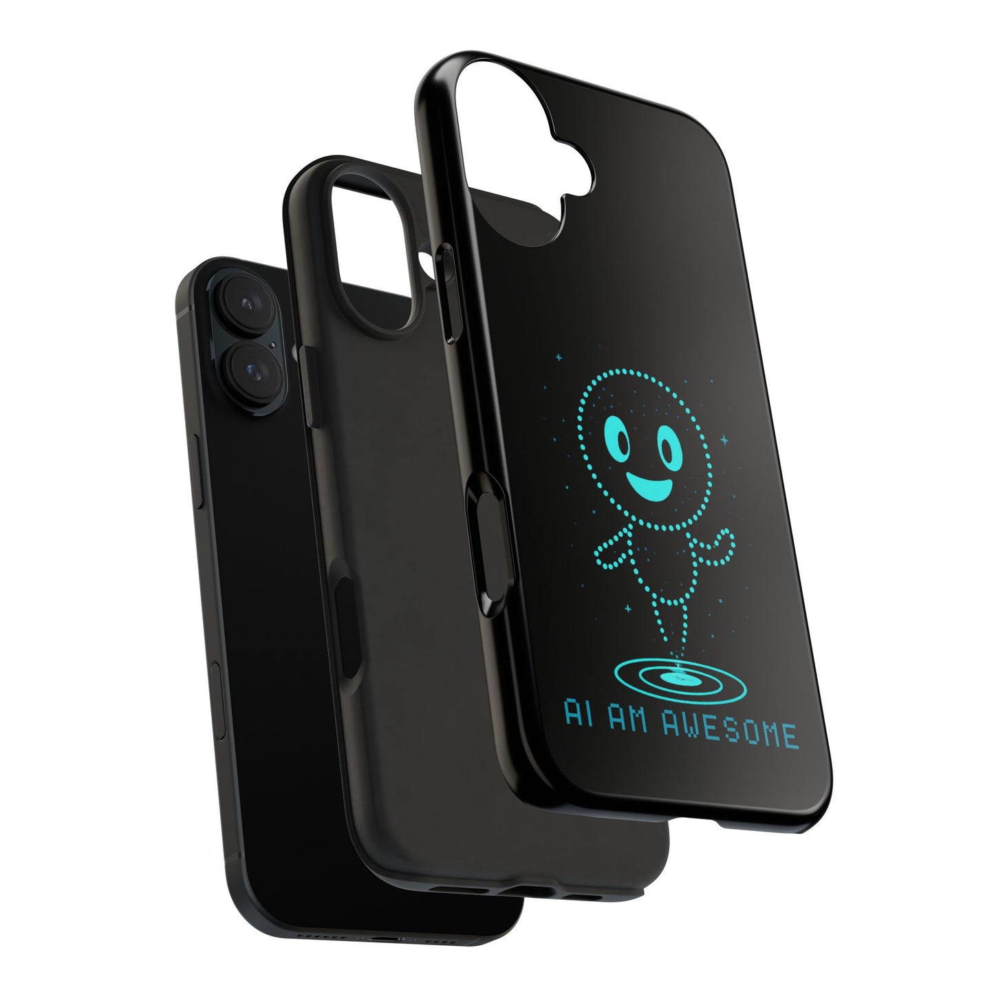 "AI AM AWESOME" β Tech-Savvy Phone Case