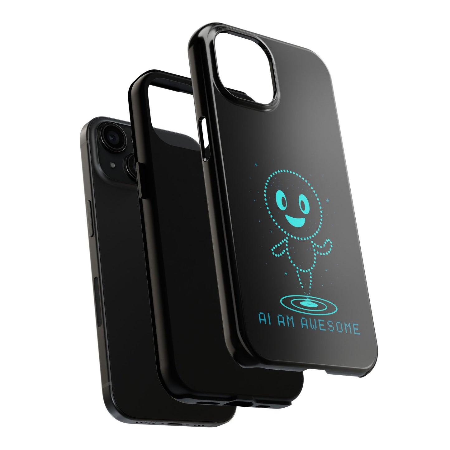 "AI AM AWESOME" β Tech-Savvy Phone Case
