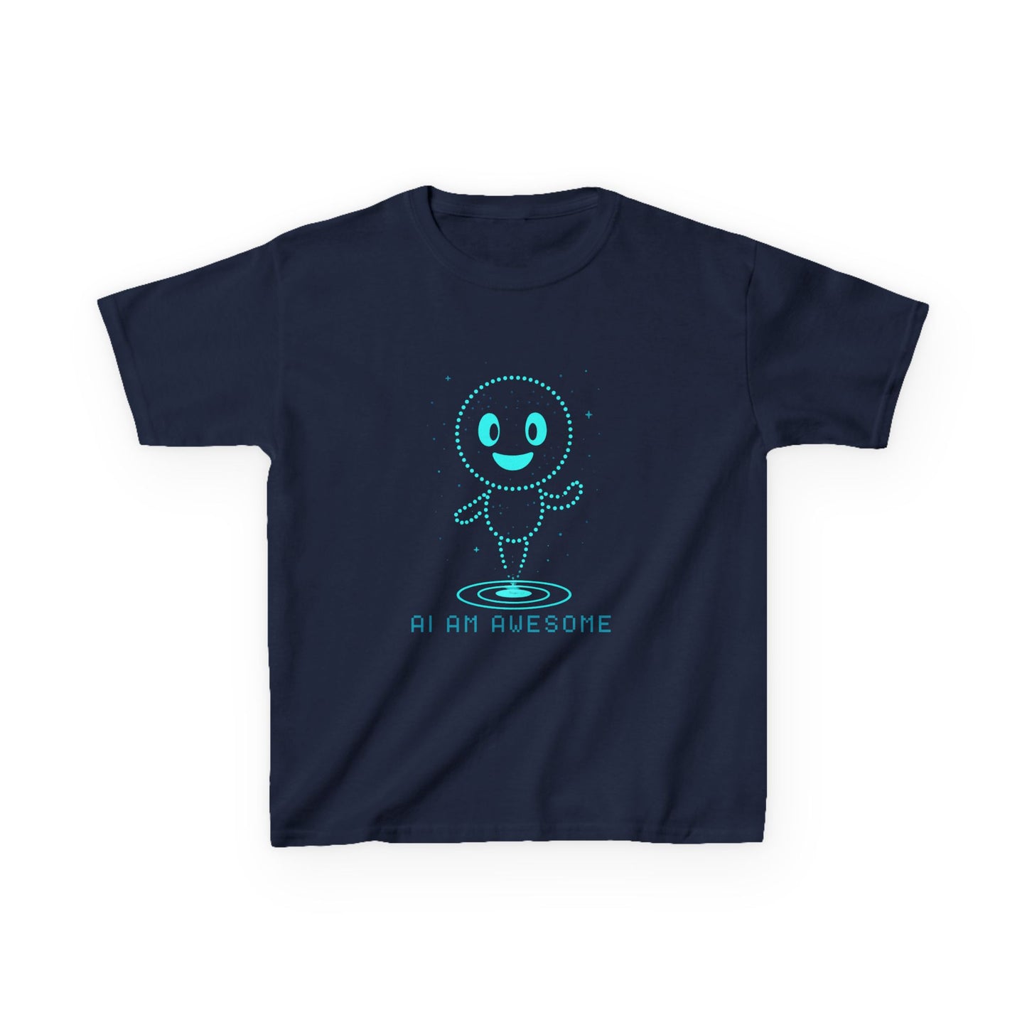"AI AM AWESOME" β Empowering Kids AI Tee