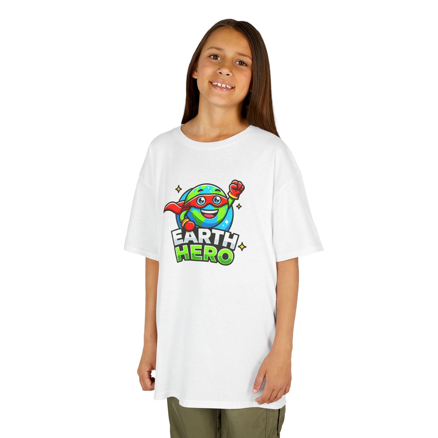 "Globey Gus β Earth Hero" Kids Eco Tee
