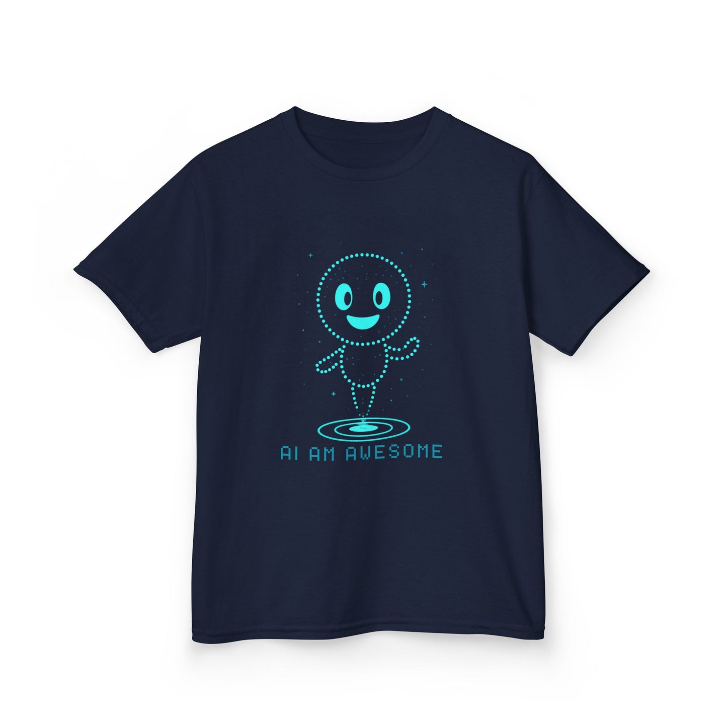 "AI AM AWESOME" β Empowering Kids AI Tee