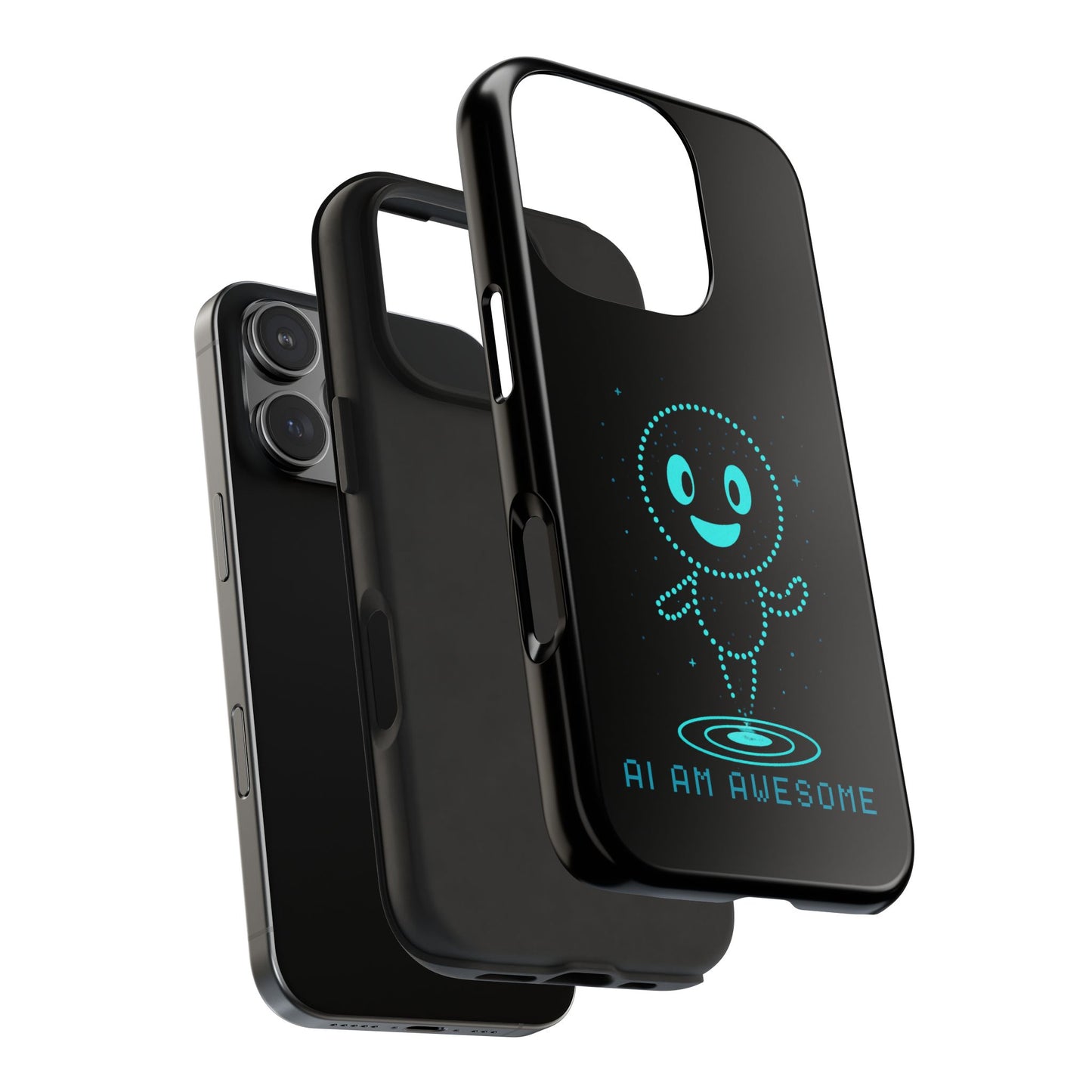 "AI AM AWESOME" β Tech-Savvy Phone Case
