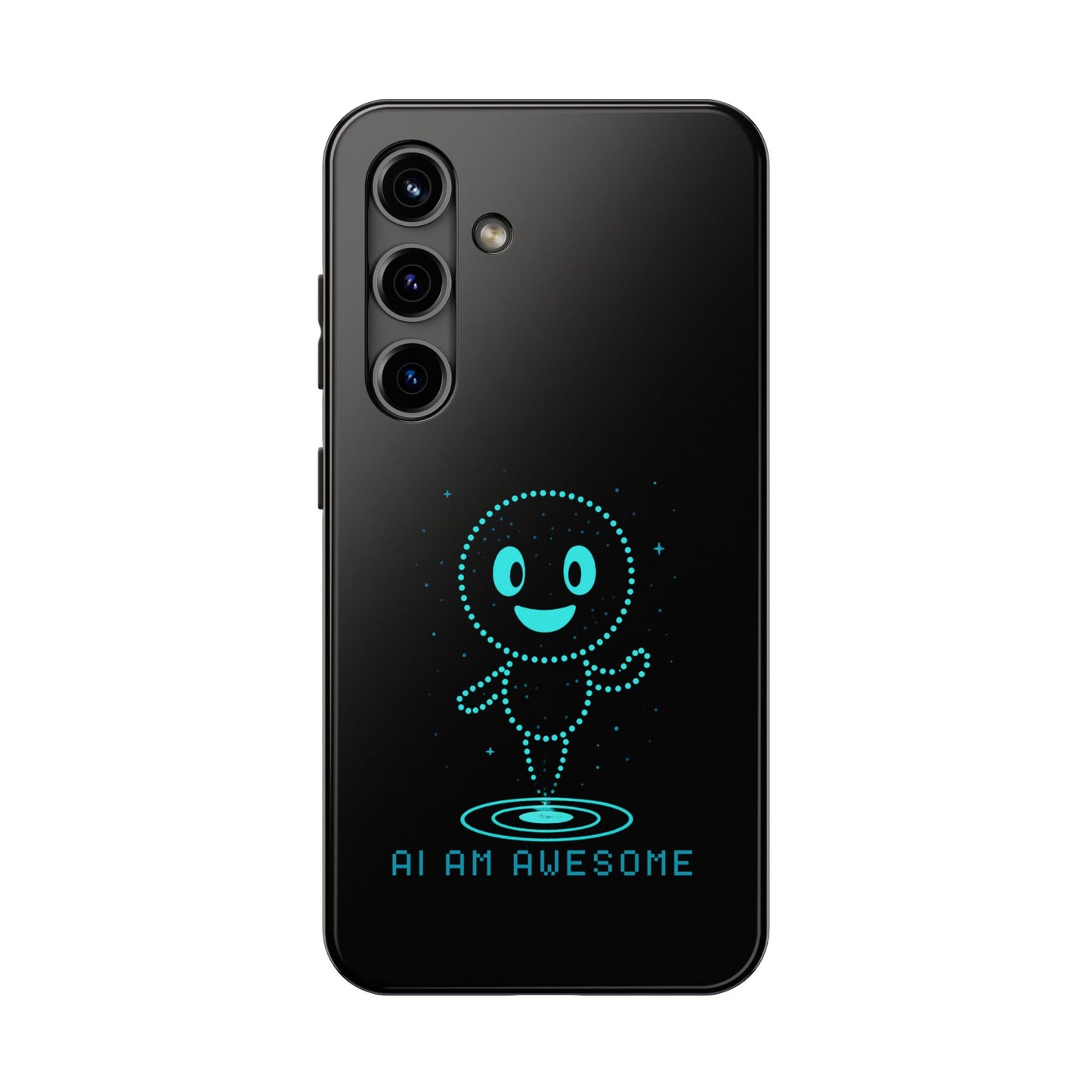 "AI AM AWESOME" β Tech-Savvy Phone Case