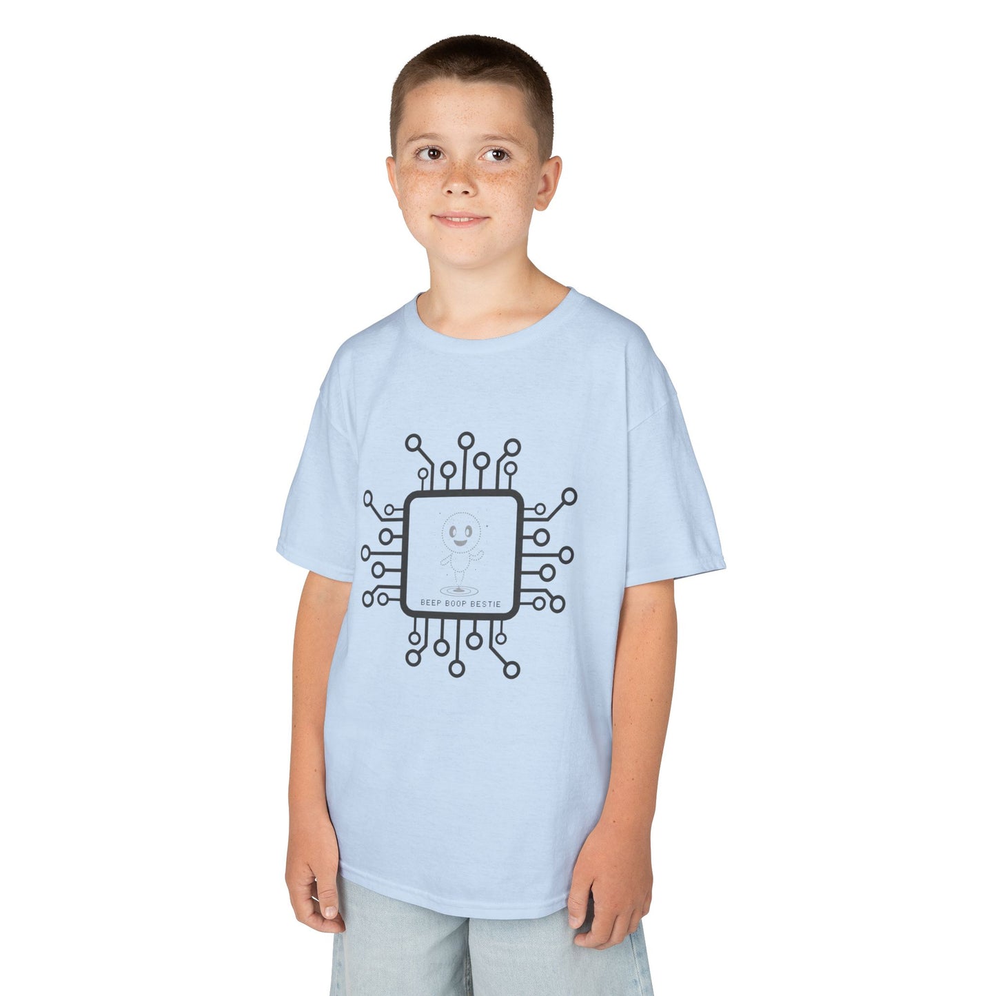 "Beep Boop Bestie" β Kids' AI Robot Tee