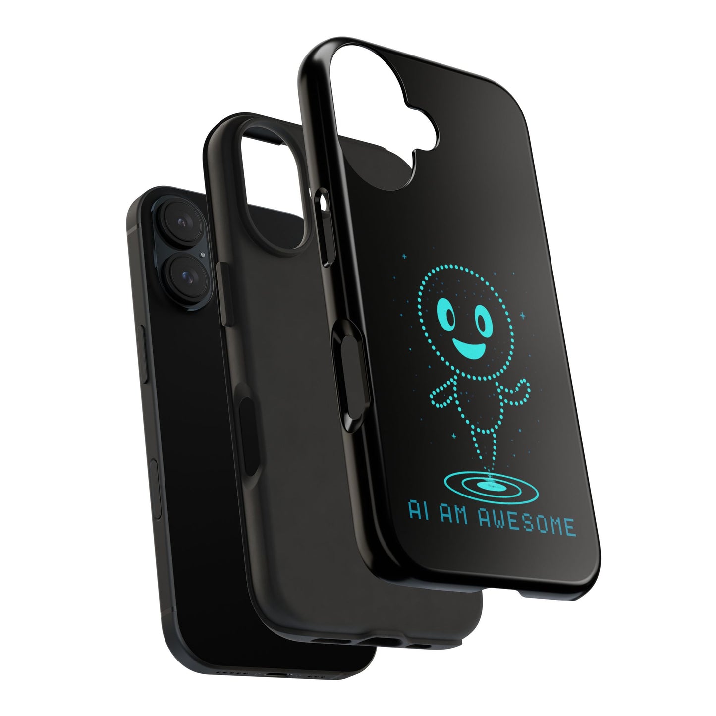 "AI AM AWESOME" β Tech-Savvy Phone Case
