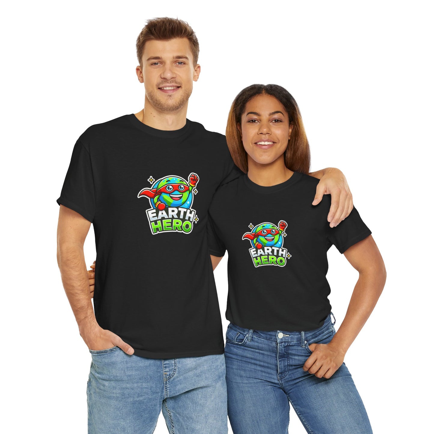 "Globey Gus – Earth Hero" Eco Tee for Adults