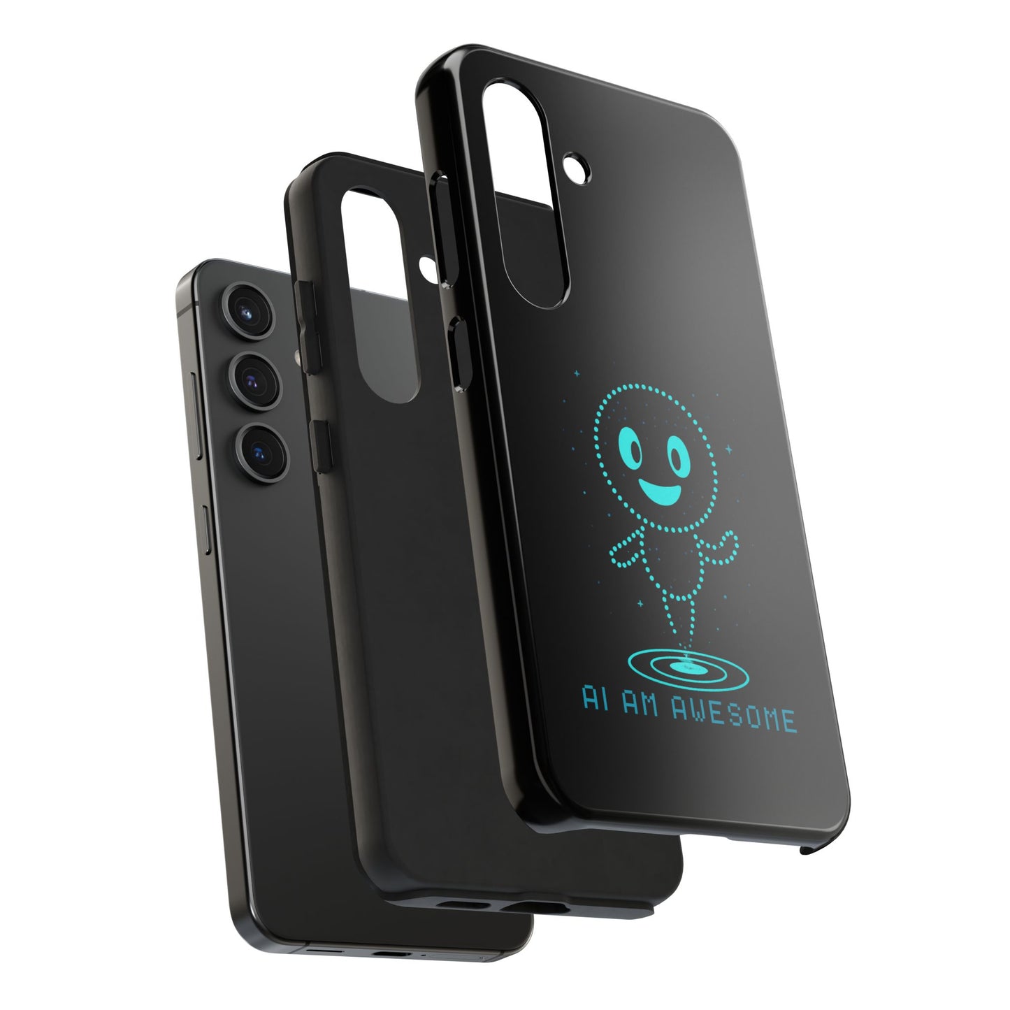 "AI AM AWESOME" β Tech-Savvy Phone Case