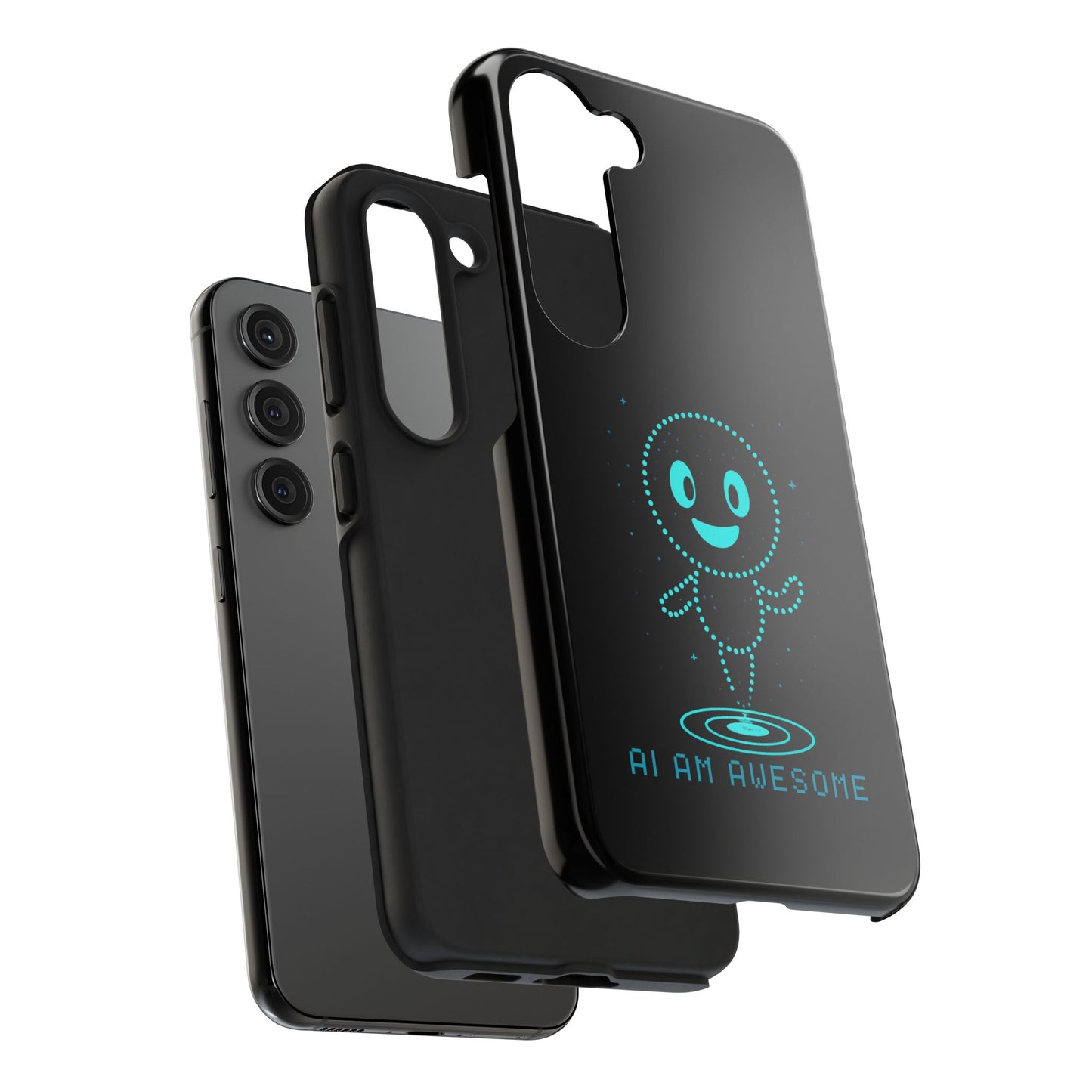 "AI AM AWESOME" β Tech-Savvy Phone Case