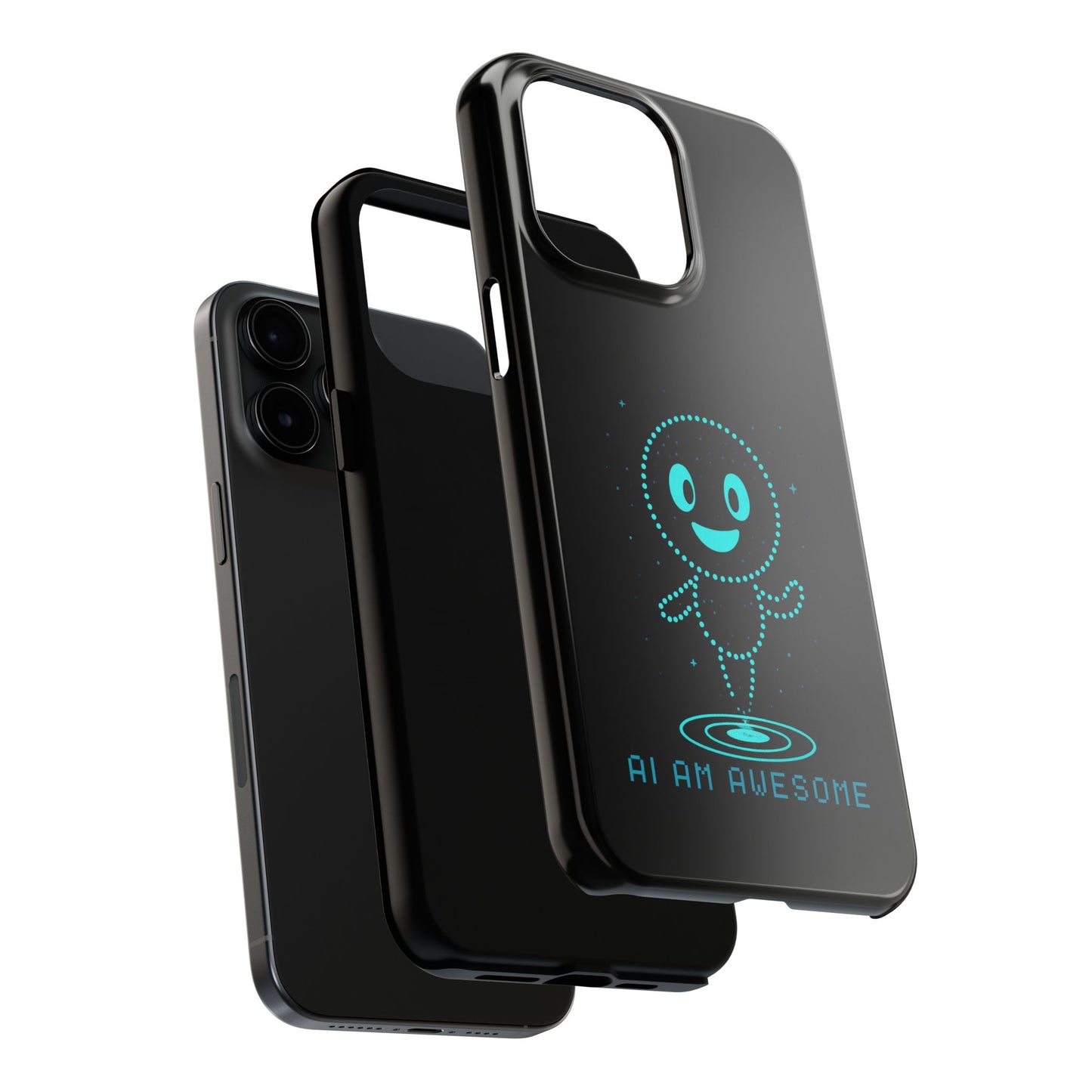 "AI AM AWESOME" β Tech-Savvy Phone Case