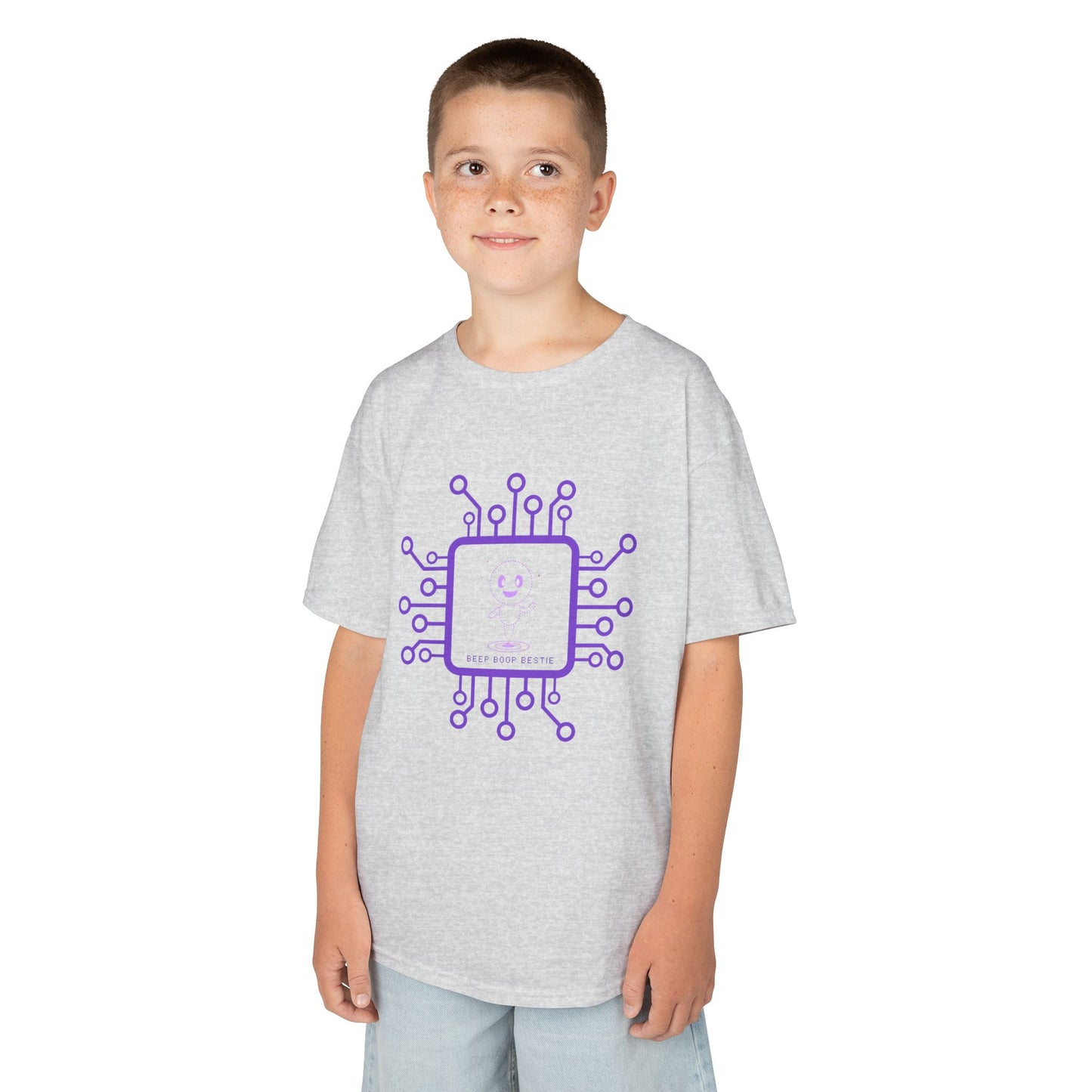 "Beep Boop Bestie" β Kids' AI Robot Tee