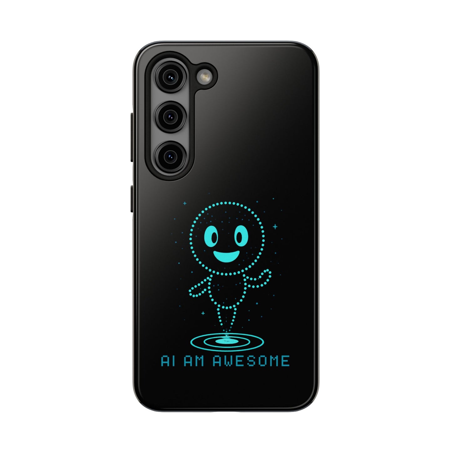 "AI AM AWESOME" β Tech-Savvy Phone Case