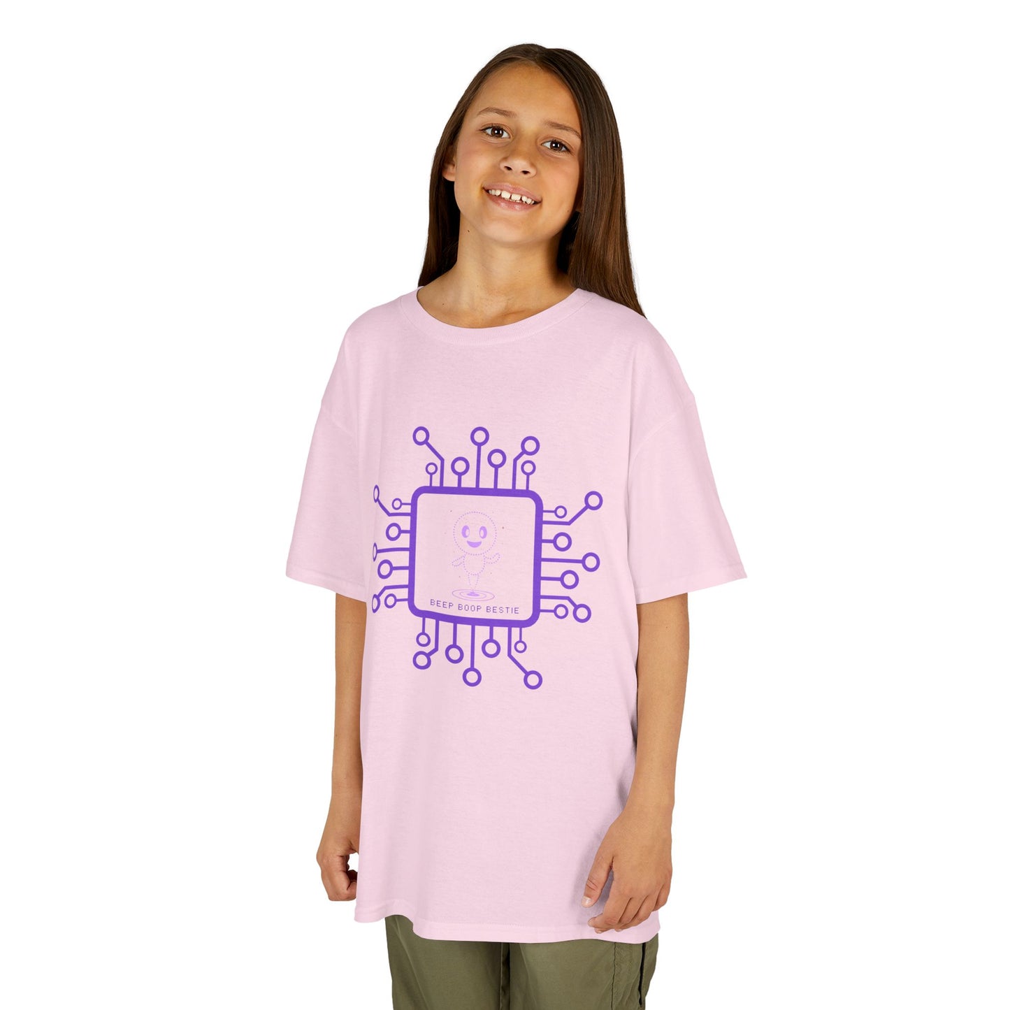 "Beep Boop Bestie" β Kids' AI Robot Tee