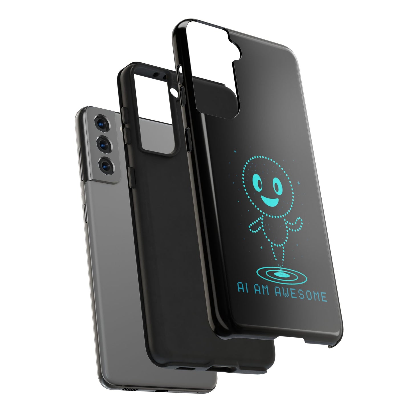"AI AM AWESOME" β Tech-Savvy Phone Case