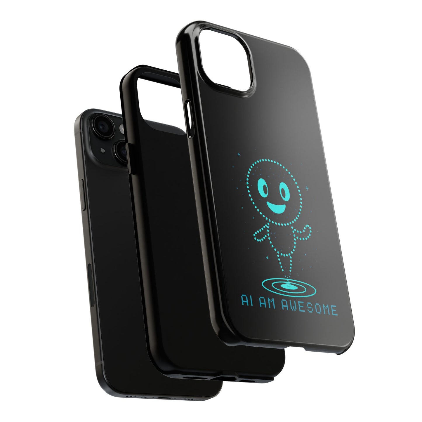 "AI AM AWESOME" β Tech-Savvy Phone Case