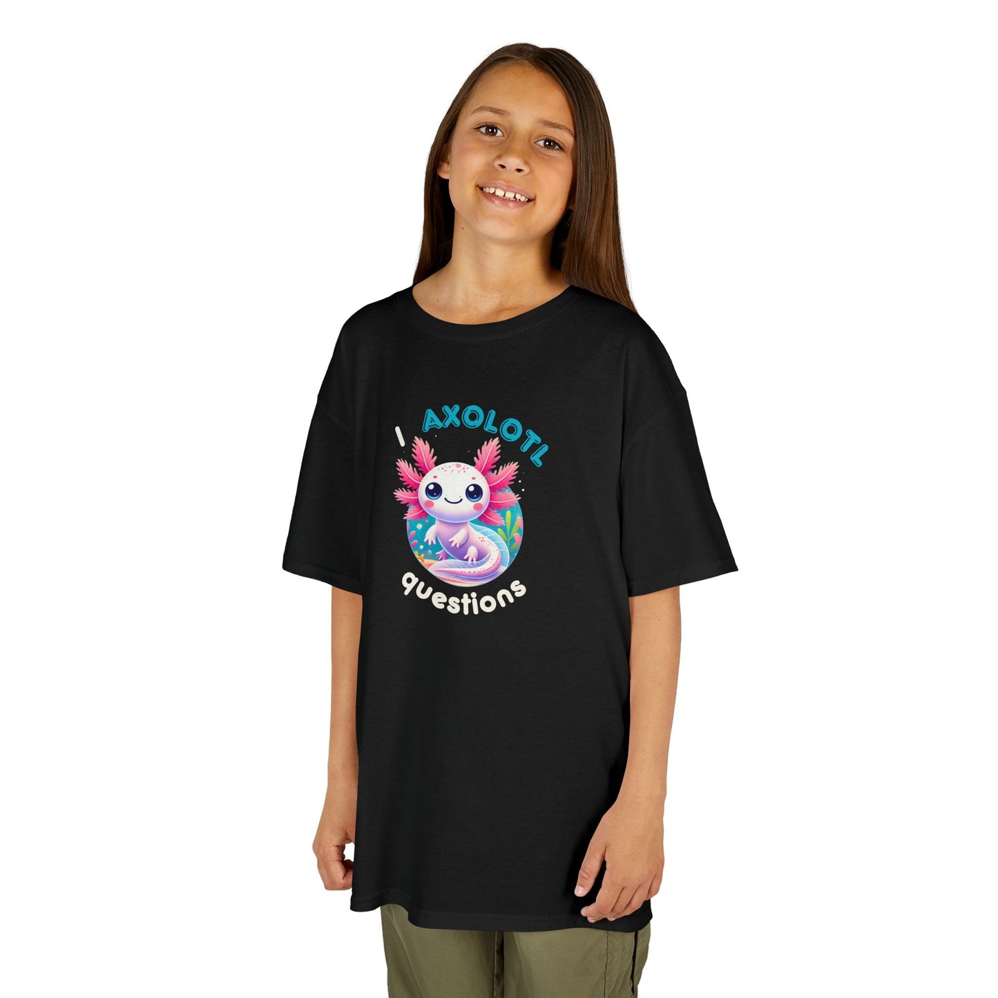 "I Axolotl Questions" β Curious Critter Kids Tee