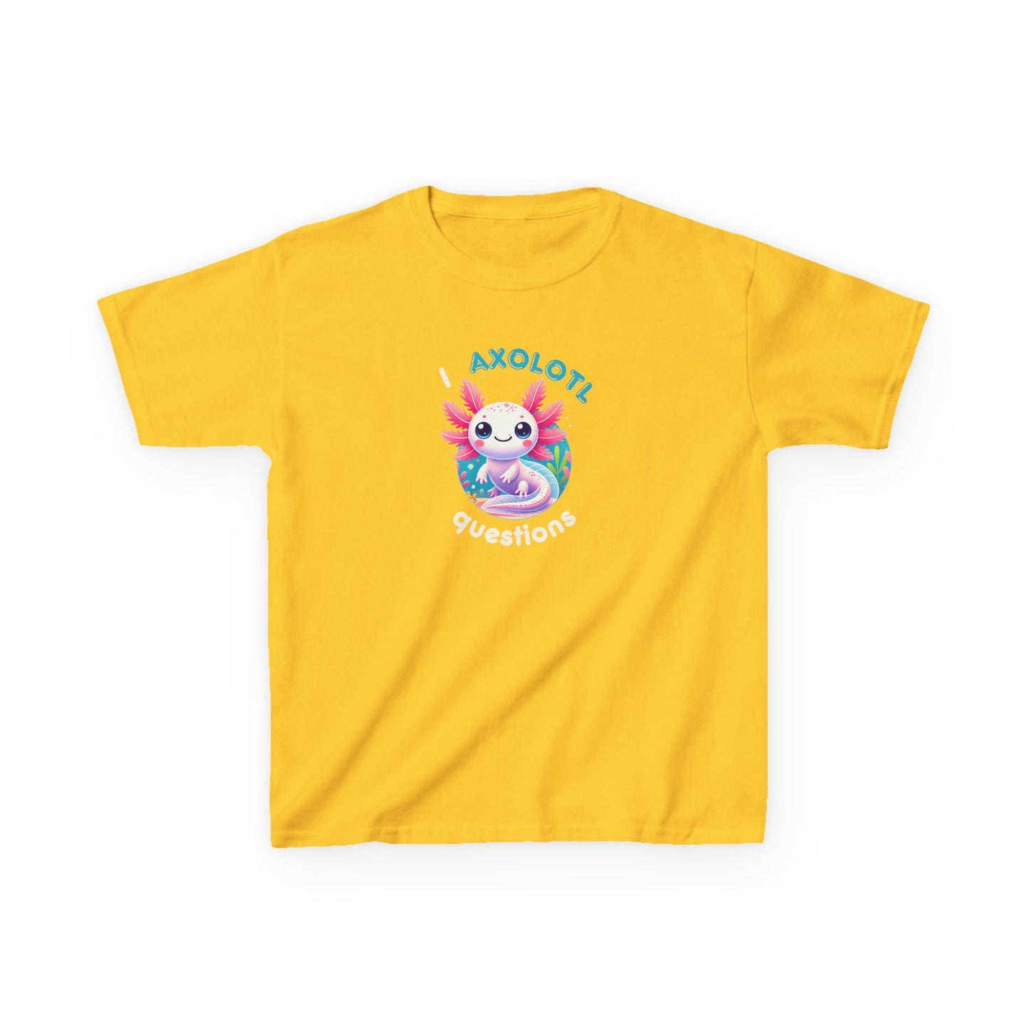 "I Axolotl Questions" β Curious Critter Kids Tee