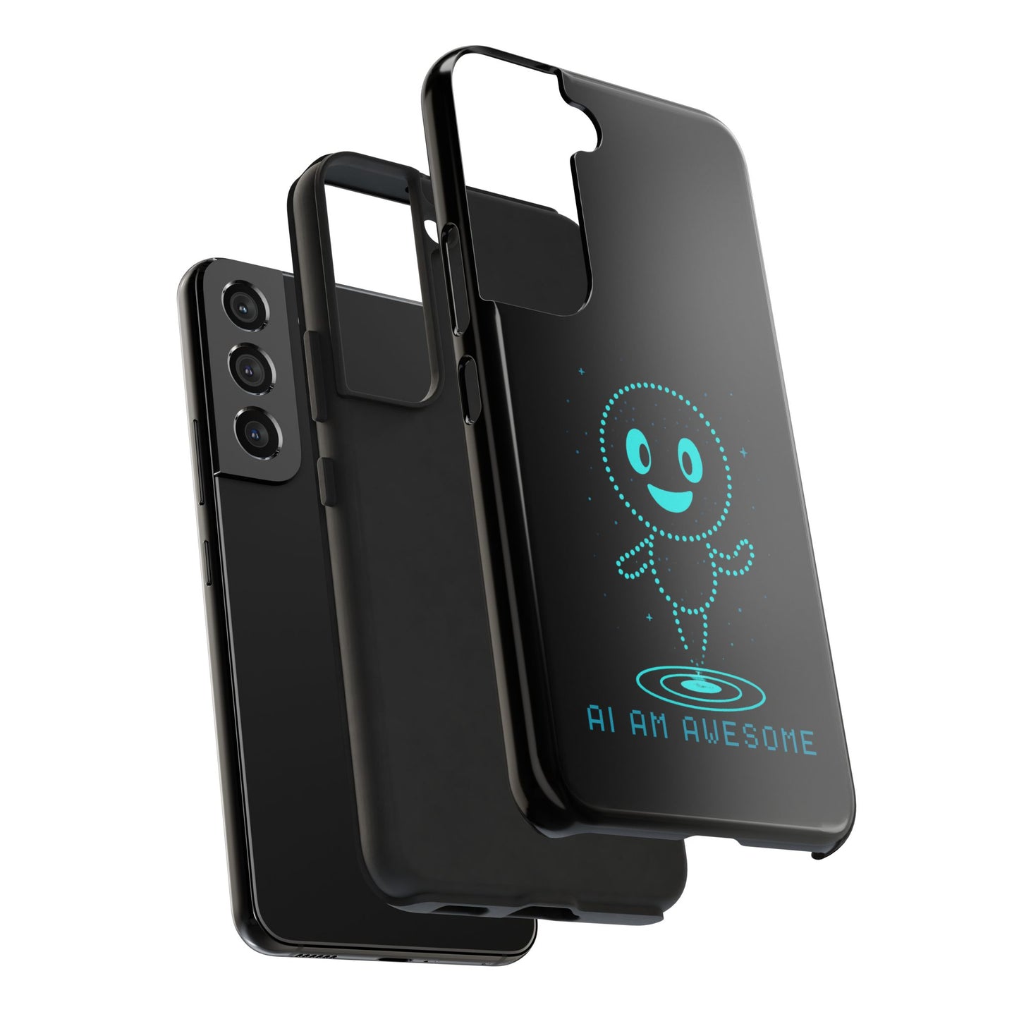 "AI AM AWESOME" β Tech-Savvy Phone Case