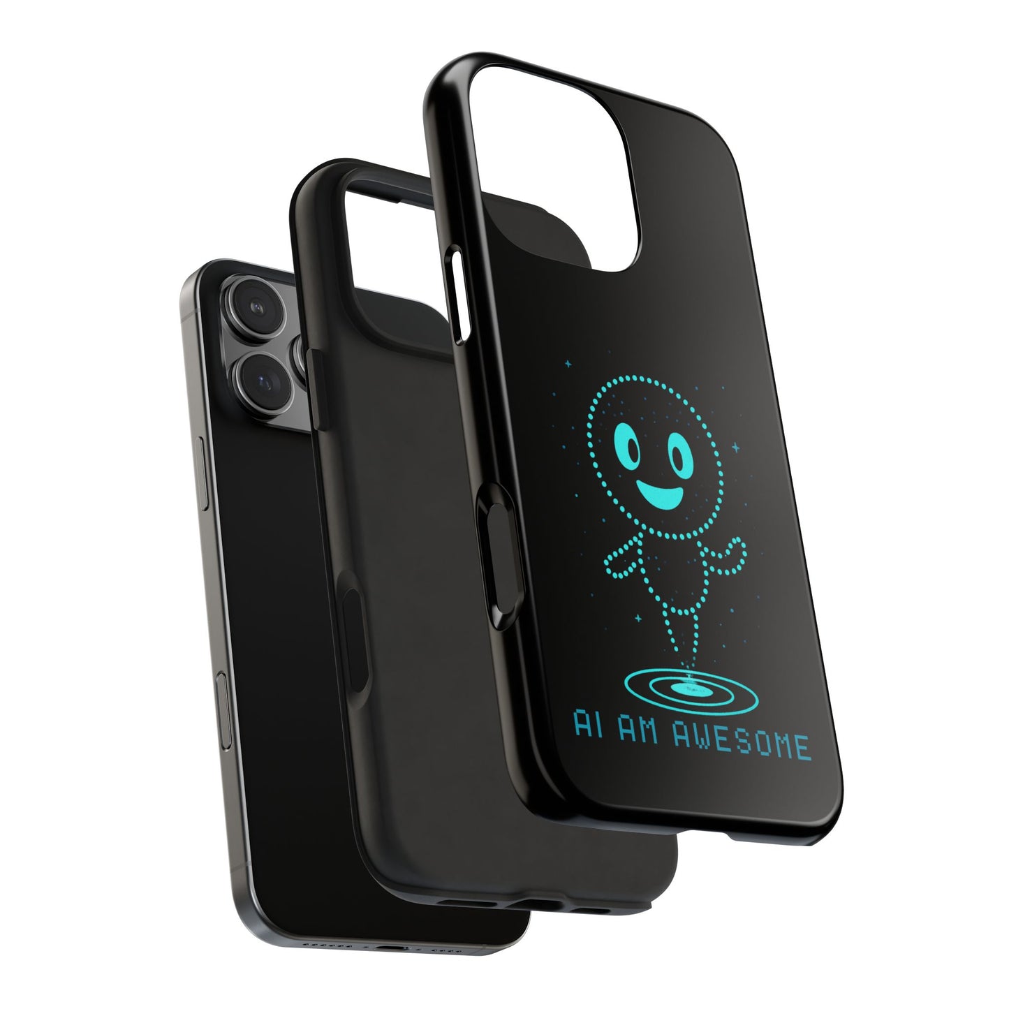 "AI AM AWESOME" β Tech-Savvy Phone Case