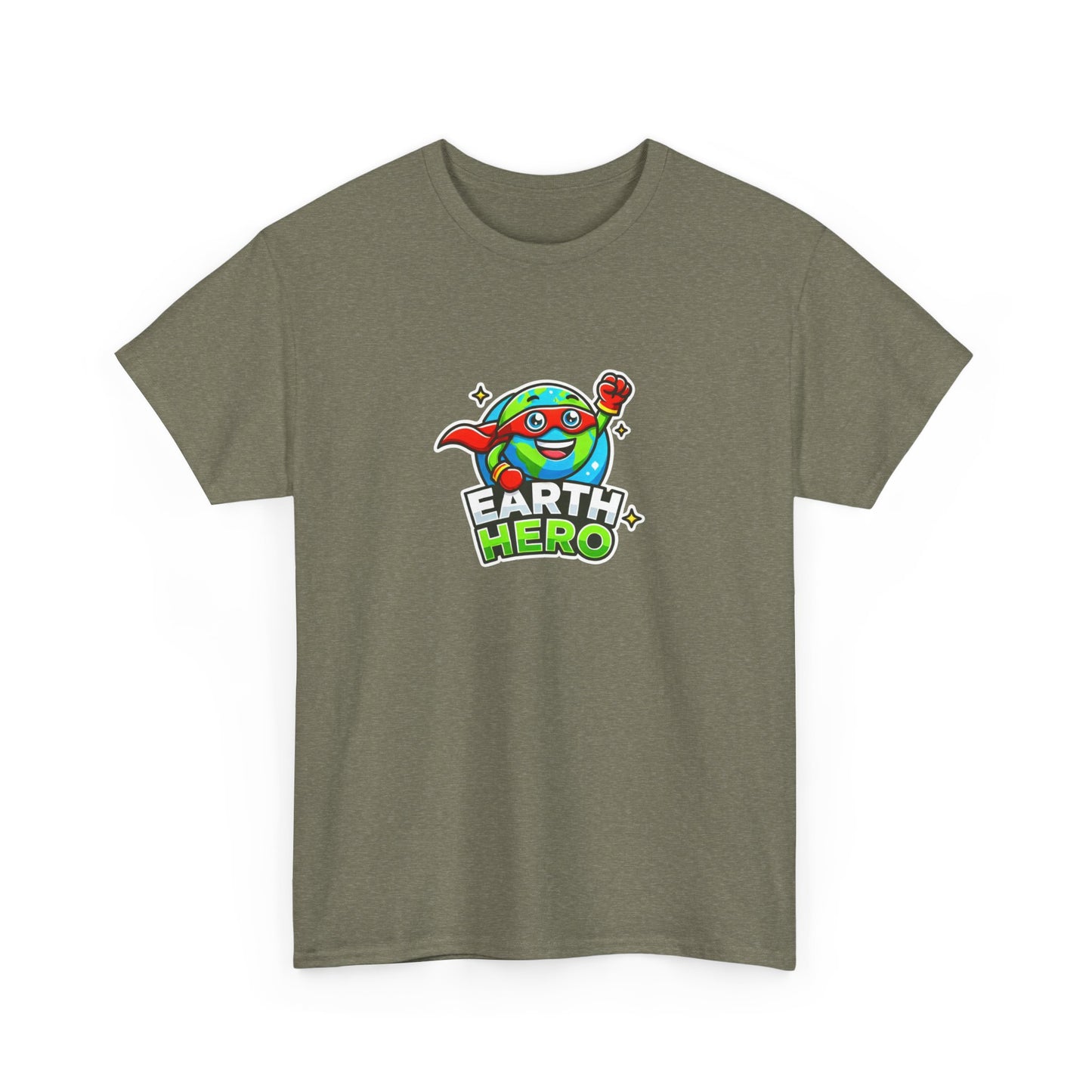 "Globey Gus – Earth Hero" Eco Tee for Adults
