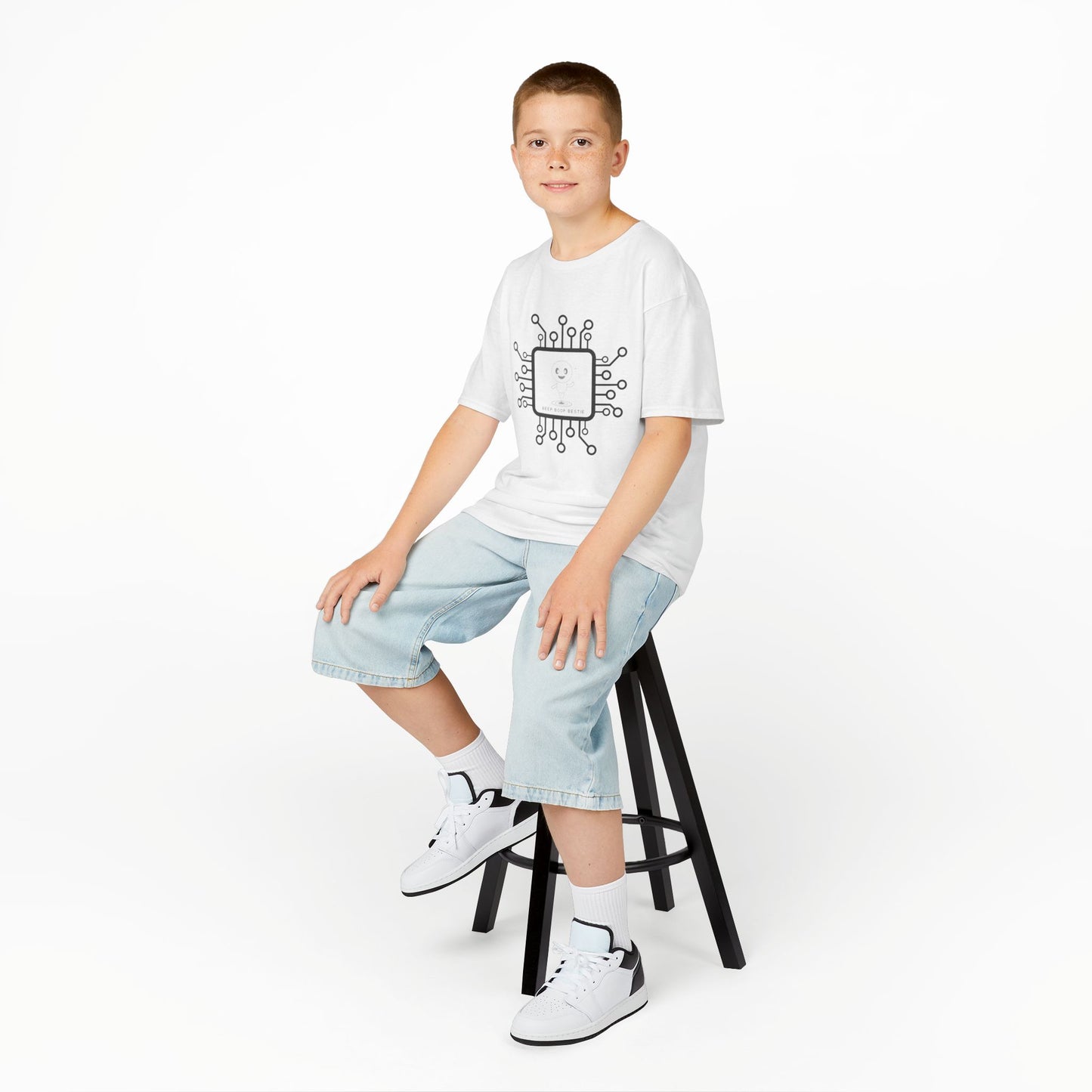 "Beep Boop Bestie" β Kids' AI Robot Tee