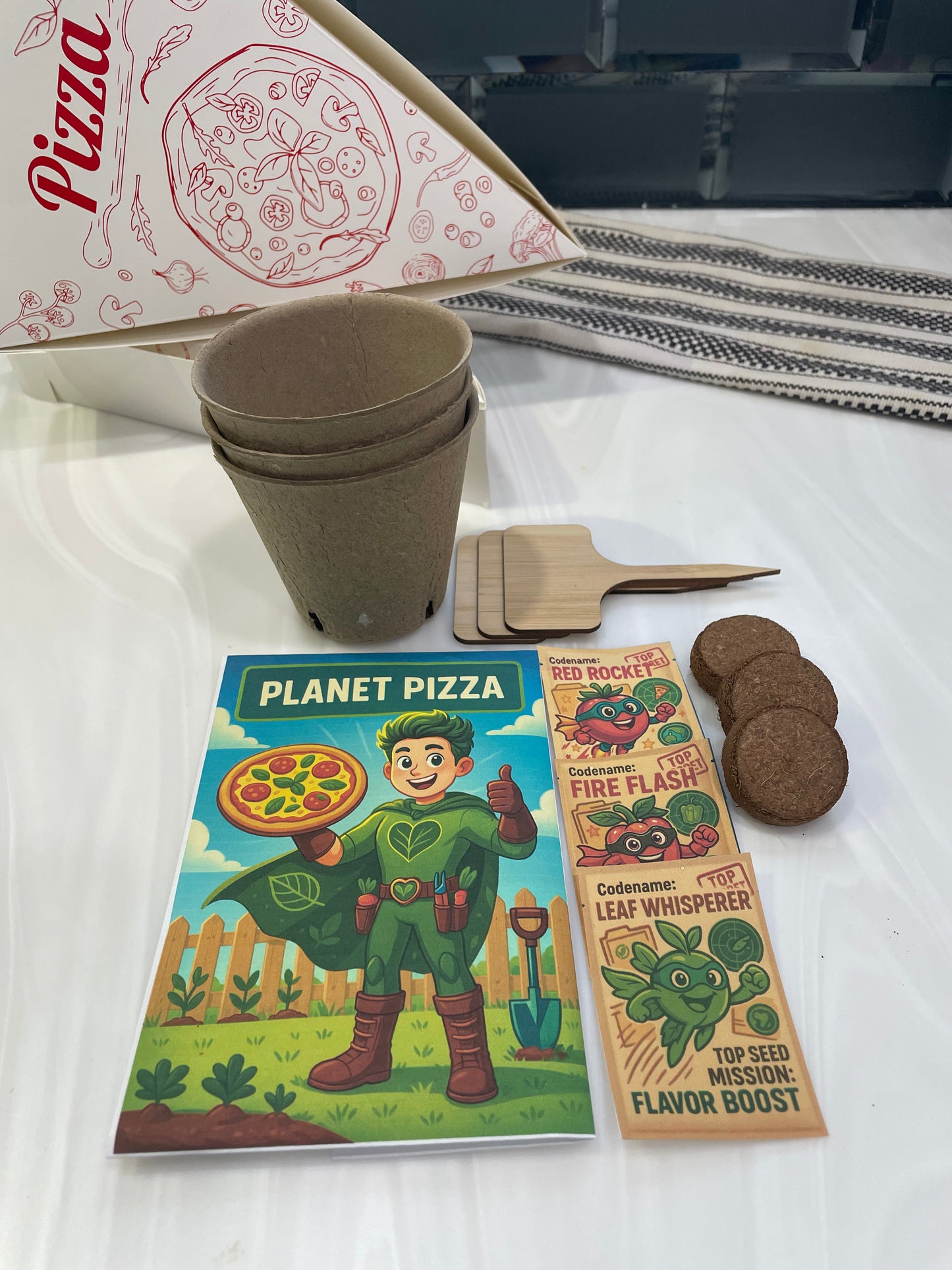 Planet Pizza Kit: Grow It. Make It. Save the Earth—One Slice at a Time!