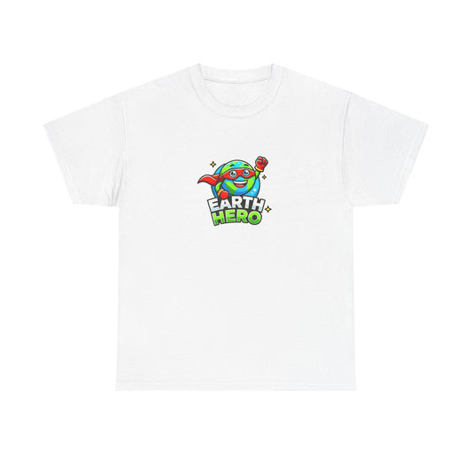 "Globey Gus – Earth Hero" Eco Tee for Adults