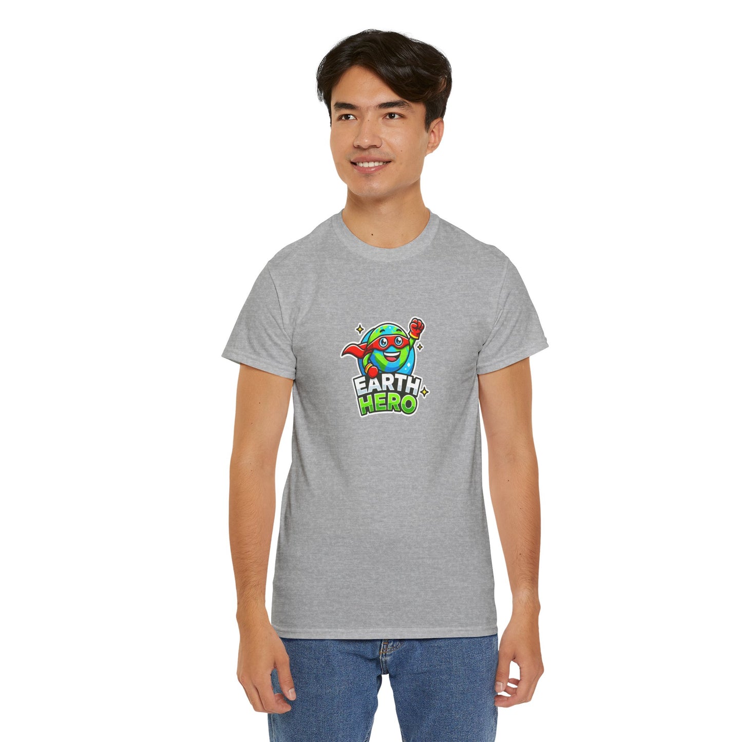 "Globey Gus – Earth Hero" Eco Tee for Adults